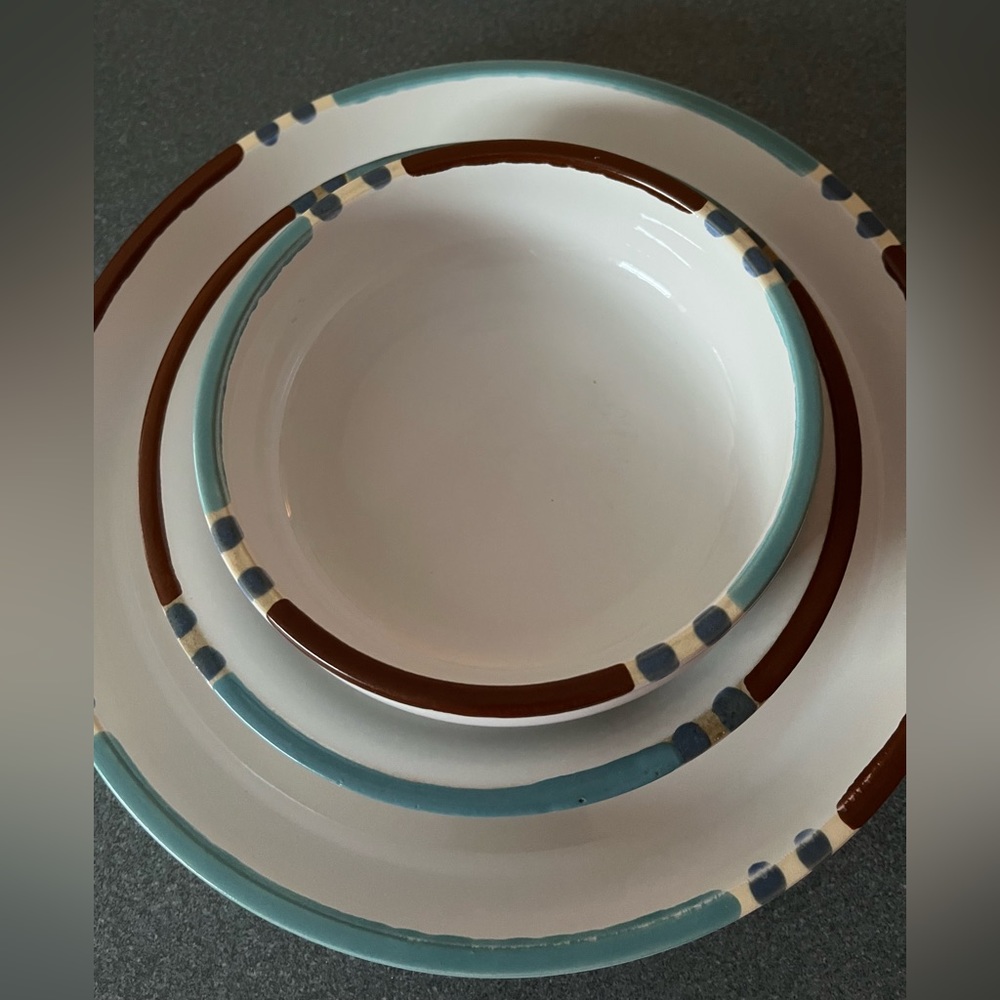 Vintage Dansk Mesa White Sand dinnerware